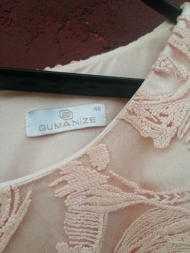 узбекское платье со штанами: Gumanize brend. Toy paltarı. Platya. Paltar. Don. 46 razmer. 46 ölçü — 2