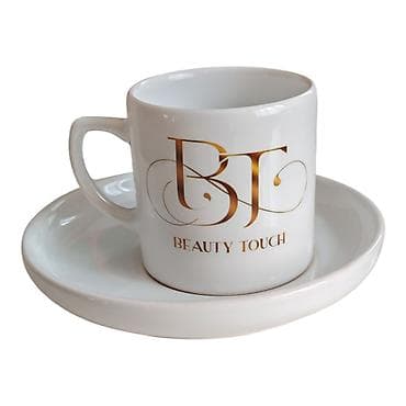 ağ sarucka: Подарочная кофейная чашечка с блюдцем в своей коробочке и — 4