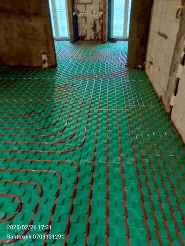 İstilik sistemi: Salam Aleykum MƏNZILLERDE Santexnik işlərinin gorulmesi Kombi — 28