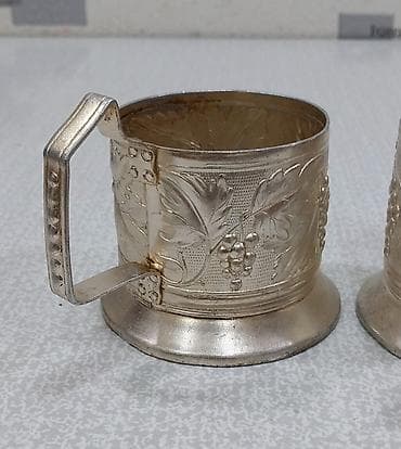 stekan sekilleri: Stəkan altlığı podstakannik sovet istehsalı, yaxşı vəziyyətdədir — 5