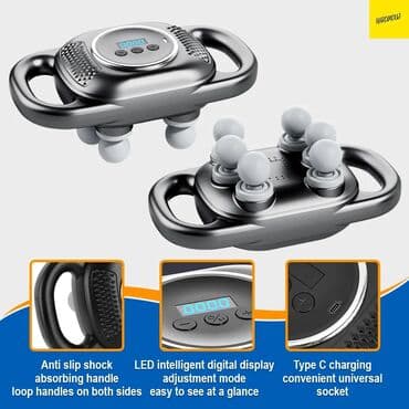 Saç buran maşalar: Masajor, Vibro masajor, Bədən üçün, Yeni, Pulsuz çatdırılma — 6