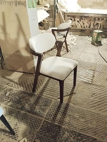 şuşə stollar: Mətbəx üçün, Qatlanmayan, Stul — 8