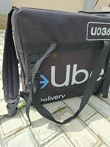 uber çantası: Uber Delivery termos-sumka. çatdırılma çantası - Brend loqolu böyük — 3