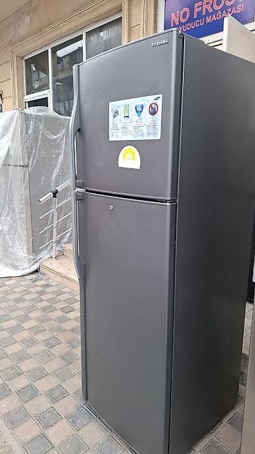 2 qapılı Toshiba Soyuducu Satılır, rəng - Boz