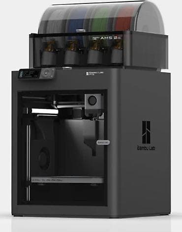 pla filament: Bambu Lab p1s combo Carbon 3D printeri + AMS 2.0 (çoxrəngli filament — 1