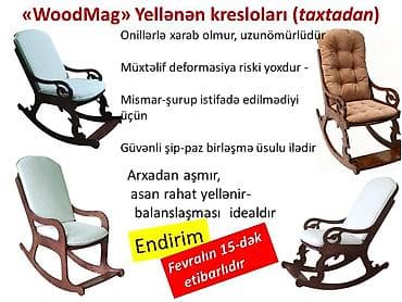 Yeni, Kreslo-kaçalka, Parça, Kredit var, Ödənişli çatdırılma