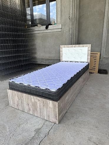 Təknəfərlik çarpayı, Matras ilə, Siyirməsiz