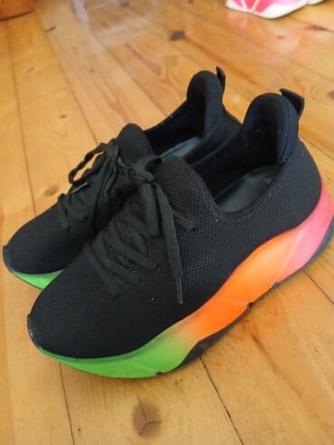 черные мужские мокасины: ENDİRİMLƏ - Üst material: nəfəsalan tor (mesh), bağlamalı - Altlıq — 2