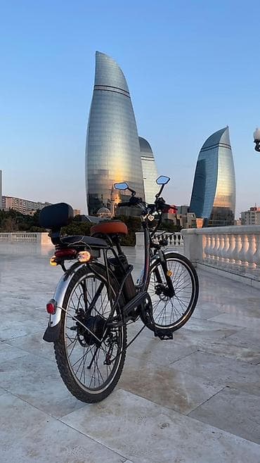 İdman və hobbi: Elektrikli velosiped. 30-40km yol qet ede bilir Qiymetde razılaşmax — 1