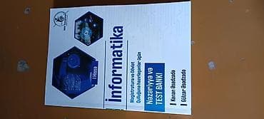 2 informatika test bankı qiyməti 10 manat istəyən əlaqə saxlayıb yaza