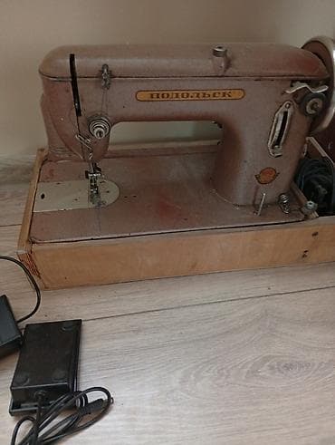 et masini: Podolsk tikiş maşını – mexaniki, elektrik pedalı ilə - Marka/model — 2