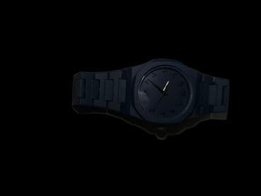 детские наручные часы swatch: Tünd göy rəngdə minimalist qol saatı - Rəng: mat tünd göy, birrəng — 5