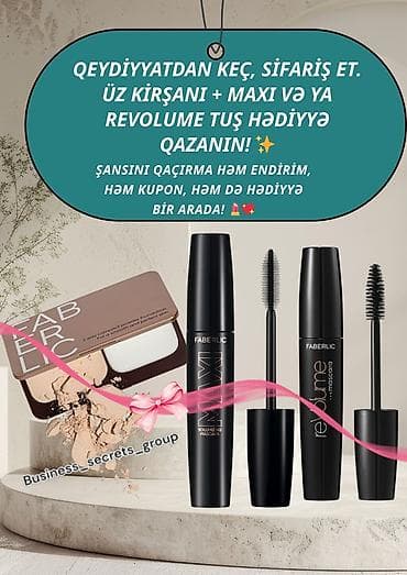 Kosmetik dəst, Faberlic, 3 məhsul
