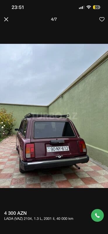 turbo az şevralit kuruz: VAZ (LADA) 2104: 1.3 l | 2001 il 40000 km Universal — 4