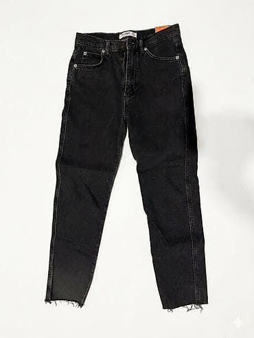 Джинсы: Джинсы, PULL&BEAR, XS, S, цвет - Черный — 2