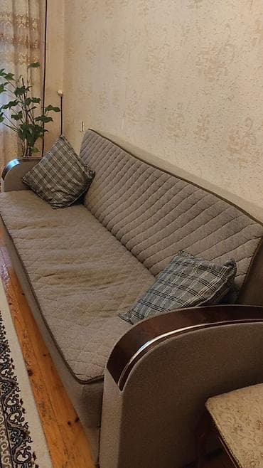 складные стулья: Диван, Б/у, Раскладной, С подъемным механизмом, Ткань — 2