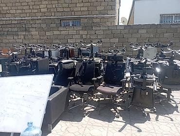ofis kreslolari: Az istifade olunmus kreslolar,işci oturacağı,kreslo,кресло,стул,ofis — 3