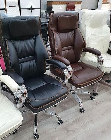 Ofis dolabları: Təkərli, Qolları tənzimlənir, Dəri — 8