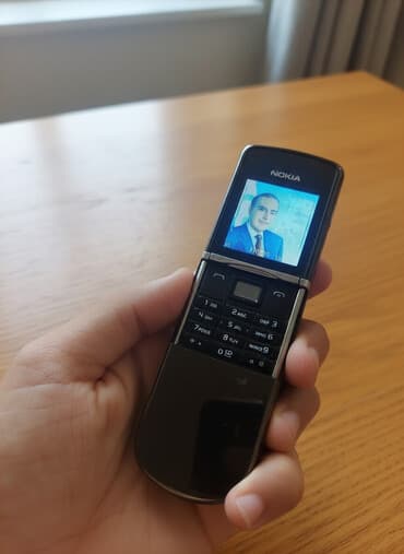 ucuz azercell nomreler: Nokia 8 Sirocco, < 2 GB Memory Capacity, rəng - Qara, Düyməli — 1
