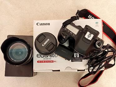 Canon 80D.Səliqəli istifadə etmişəm. Təxminən 8k çəkiliş etmişəm.Video — 3