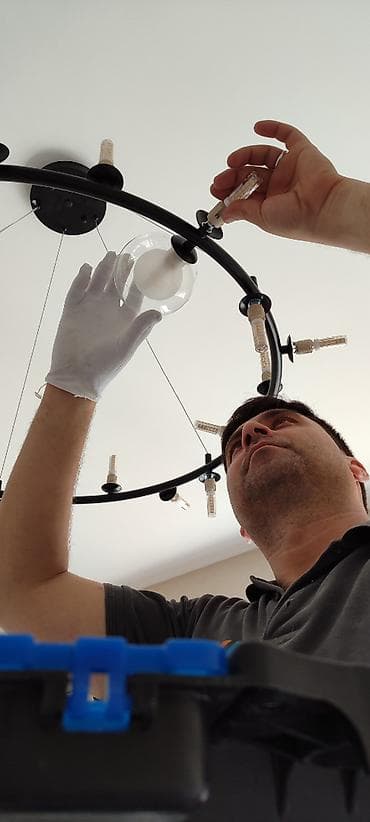 moped temiri: Elektrik xidmetleri.Evlərdə və obyektlərə sıfırdan elektrik sisteminin — 1