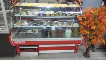 Vitrin soyuducu – 1.50 m. - Mağaza, kafe, şirniyyat və ya market üçün