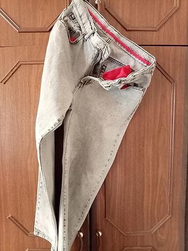 rezin botlar: İkinci əl geyimler - Pliseli ətək: yumşaq trikotaj material, bej — 4