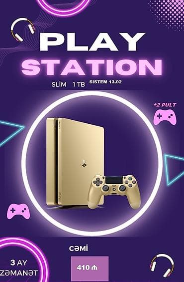 Playstation 4 konsollarinin satisi YADDAS 1TB+15 OYUN Fifa26,Efootball