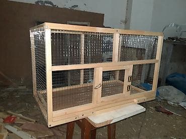 it: Taxta karkaslı, metal torlu çoxseqmentli qəfəs - Material: möhkəm — 3