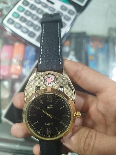 smart saati: USB Watch Lighter – Kvars qol saatı və gizli USB alışqan funksiyası — 2