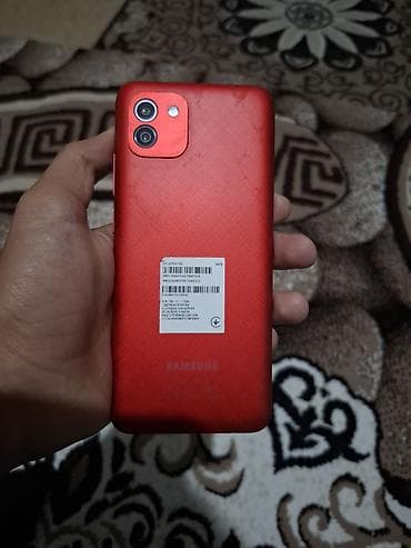 Samsung Galaxy A03, 64 GB, rəng - Qırmızı, İki sim kartlı