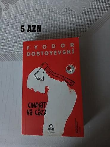 Kitab paketi 1) Fyodor Dostoyevski – “Cinayət və Cəza” (Azn dilində — 1