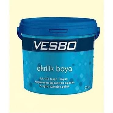 Akril Fasad üçün boya, 25 kq, rəng - Ağ, Suya davamlı — 1