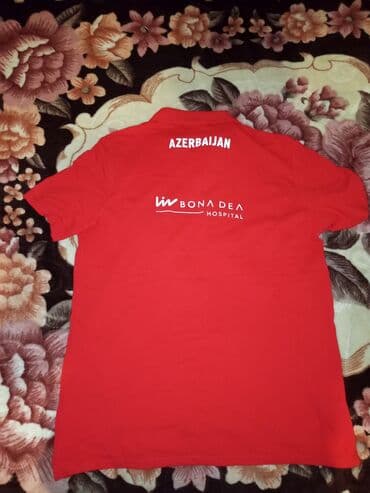 kişi köynəkləri: Polo köynək, Puma, L, rəng - Qırmızı — 2