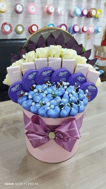 qurbanliq xoncasi: Sokolad sebetleri sifarisle hazirlanir.Sifarisler en az 3-4 gun — 1