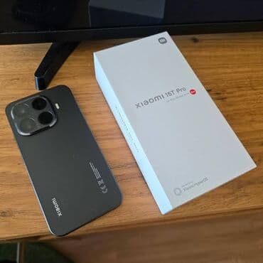 Mərmər effektli PVC panellər: Xiaomi 15 Pro, 512 GB, rəng - Qara, 
 Zəmanət, Sensor, Barmaq izi — 5