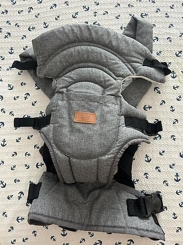 uzun bot: Uşaq daşıma kəməri (baby carrier) – “baby plus” loqolu, boz rəng. - — 1