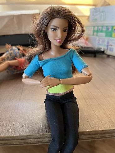 keramet kukla: Hərəkətli oynaq sistemli moda kuklası - Realistik simalı, uzun — 2