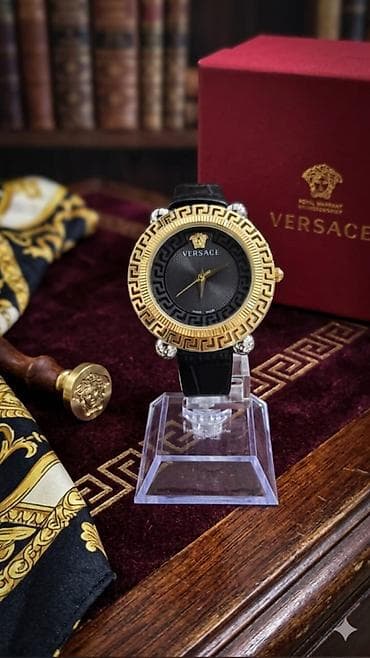 metbex saatlari: Qol saatı, Versace, rəng - Yaşıl — 5