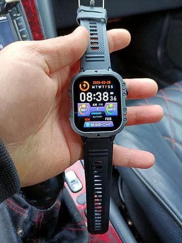 Smart saat, Sensor ekran, rəng - Qara