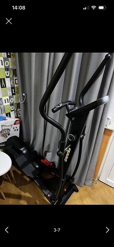 liji trenajor: Ferro elliptical trenajor - Üfüqi pedallı, iki hərəkətli tutacaqlı — 2