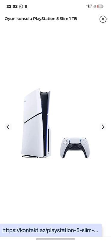 Oyun konsolu PlayStation 5 Slim – 1 TB - Model: PlayStation 5 Slim lalafo.az -da Oyun konsolu PlayStation 5 Slim – 1 TB - Model: PlayStation 5 Slim
