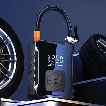 vozol az: 🚗🔋 Eborn Portativ Təkər Hava Vuran – Rəqəmsal Avtomatik Kompressor — 1