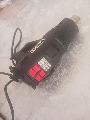 TEH isti hava fenı (heat gun) - Rəqəmsal idarəetmə paneli: arxa — 2