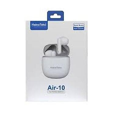 sennheiser mikrofon wireless: Kateqoriya: Qulaqlıqlar Brend: Haino Teko Model: Air-10 white — 1