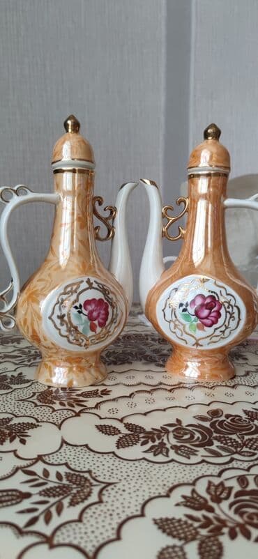 gülab qabı: Rəng - Qızılı, Keramika — 1