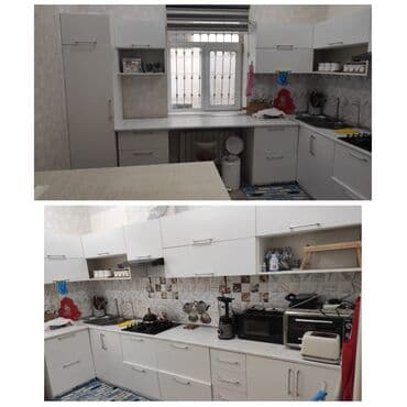 Metbex mebeli_600azn Ölçülər 3.40×3.70. Moyka ve aspirator qiymete