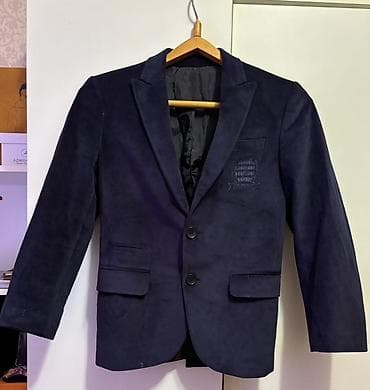 duyməli: Uşaq üçün klassik tünd göy blazer - Brend: Doctor Junior (Exclusive — 1