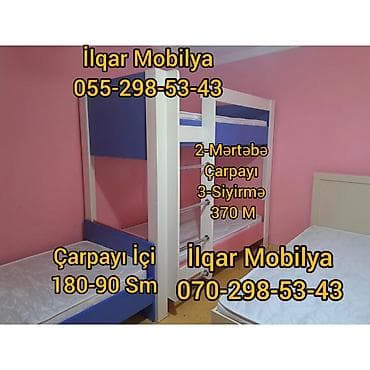 ucuz kravat: Oğlan və qız üçün, Yeni, Çarpayı, Matrassız, Siyirməsiz, Laminat — 2