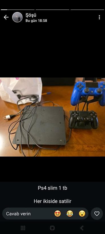 nintendo switch 1: Ps4 yaddas 1 tbdı 2 pult ustunde hedıyye ve ıcınde oyunlar var coxlu — 1